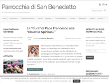 Tablet Screenshot of parrocchiasanbenedetto.org
